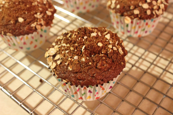 Apple Butter Spice Muffins on rack